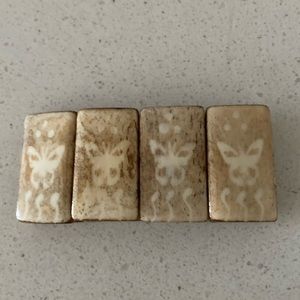 Brown butterfly bracelet